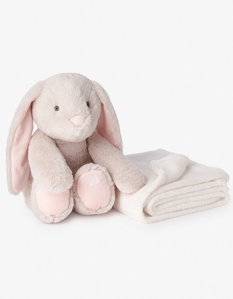Elegant Baby Bedtime Huggie Bunny w/Blanket