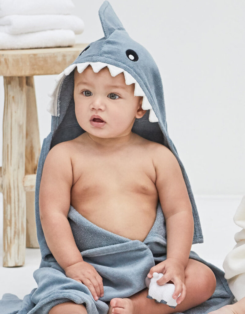 Elegant Baby Bath Wrap Shark Slate