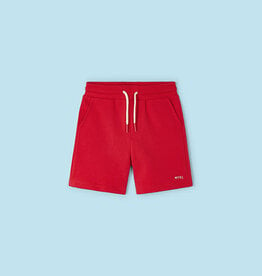 Mayoral Mayoral Red Basic Fleece Shorts