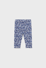 Mayoral Blue Flower Print Leggings