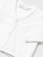 Mayoral Infant White Cardigan