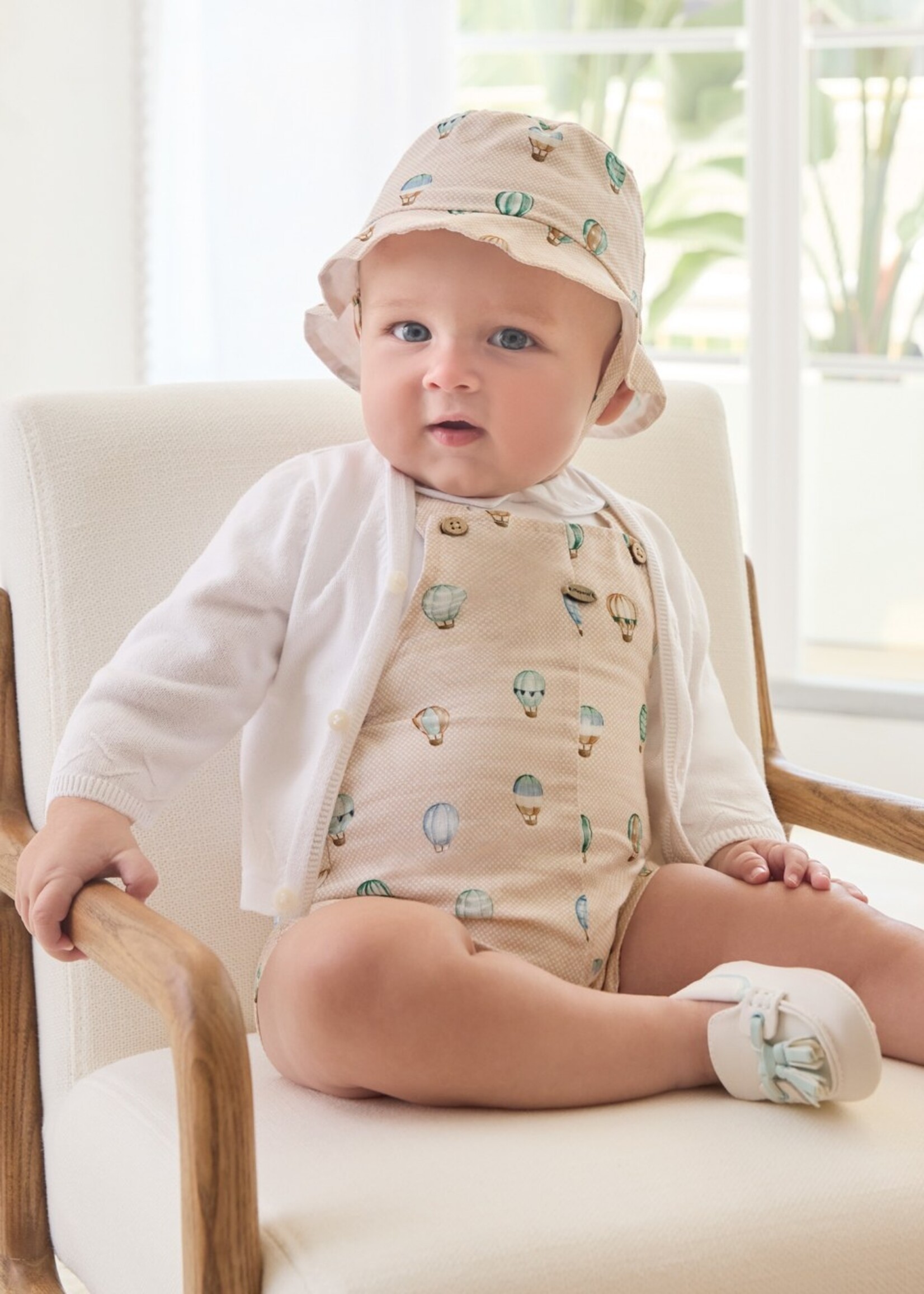 Mayoral Infant White Cardigan