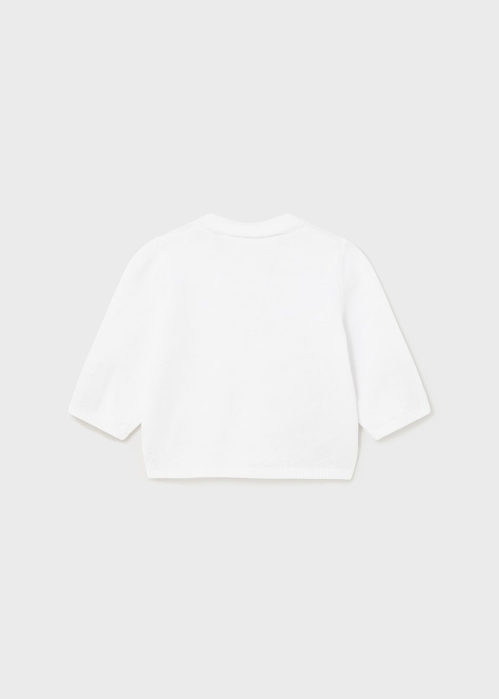 Mayoral Infant White Cardigan