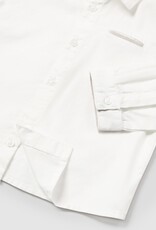 Mayoral Cream L/S Dressy Shirt w/Bow Tie