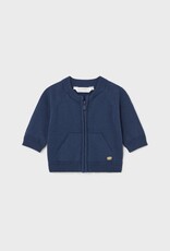 Mayoral Infant Navy Zip Up Sweater