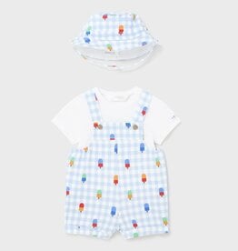 Mayoral Popsicle Print Shortall w/Top