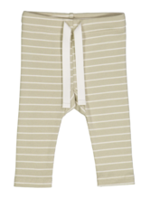 Musli Stripe Rib Pants Desert Green Cream
