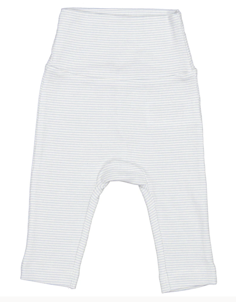 MarMar Copenhagen Rib Snap Wrap L/S Top Fresh Air Stripe w/Footie Pant