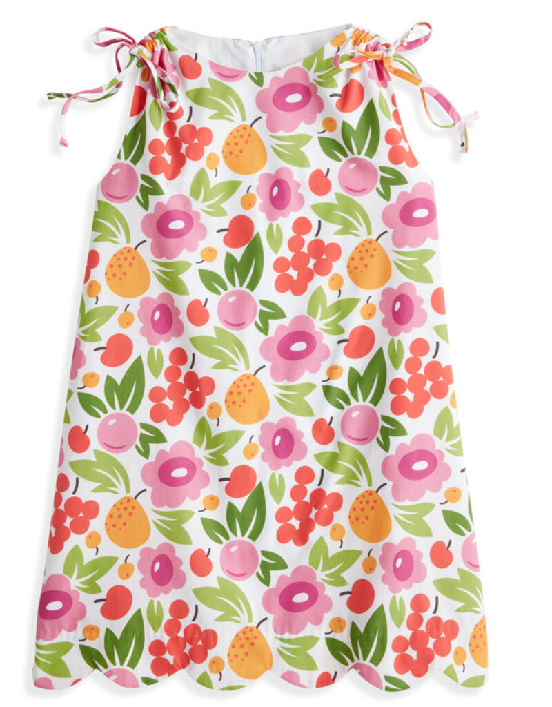 bella bliss Scalloped Cooper Shift Dress Calypso