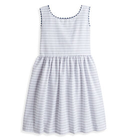 bella bliss SALE. Open Back Dress Navy Raya Stripe