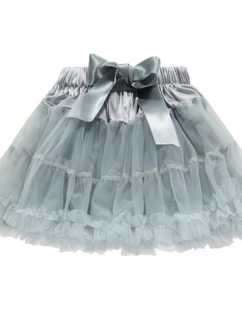 Tiny Victories Silver Ruffle Tutu