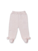 Tecomoabesos SALE. Pompom Knitted Pant Footie Pink