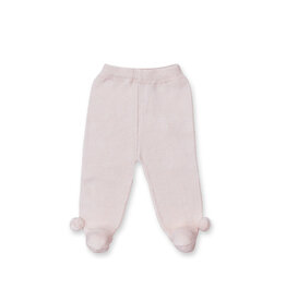 Tecomoabesos SALE Pompom Knitted Pant Footie Pink