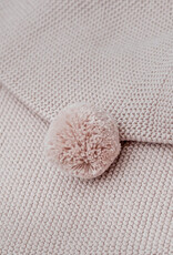 Tecomoabesos Pompom Knitted Pant Footie Pink