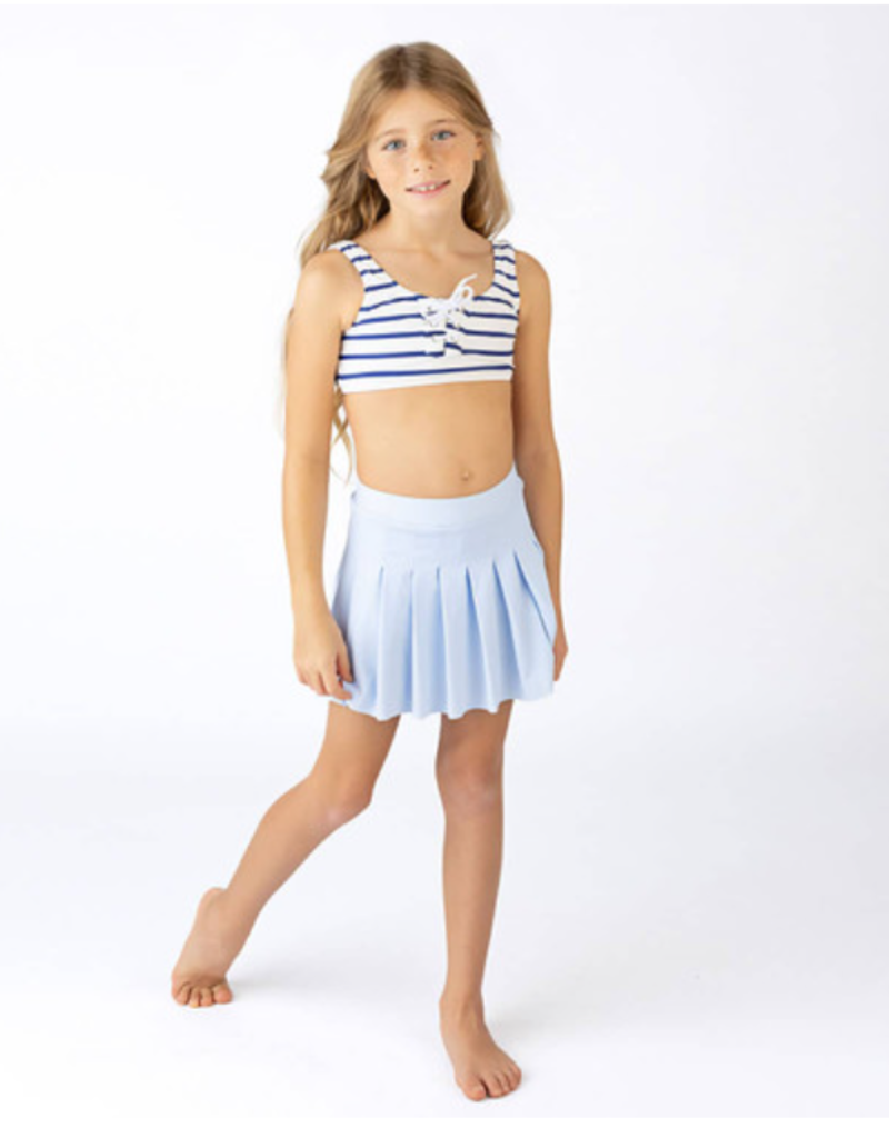 Shade Critters Pleated Skirt Blue