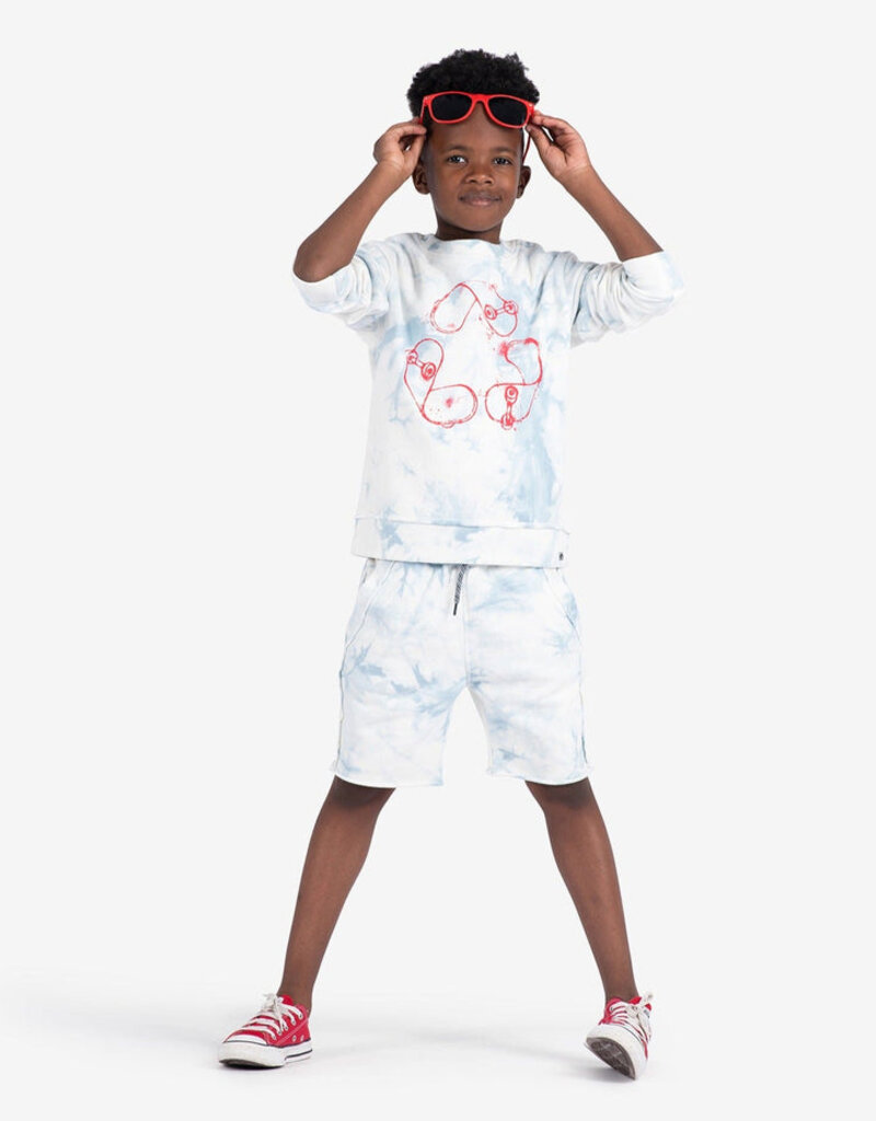 Appaman Highland Sweatshirt Sky Tie Dye