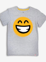 Appaman SALE. Graphic S/S Tee Keep Smiling Heather Mist