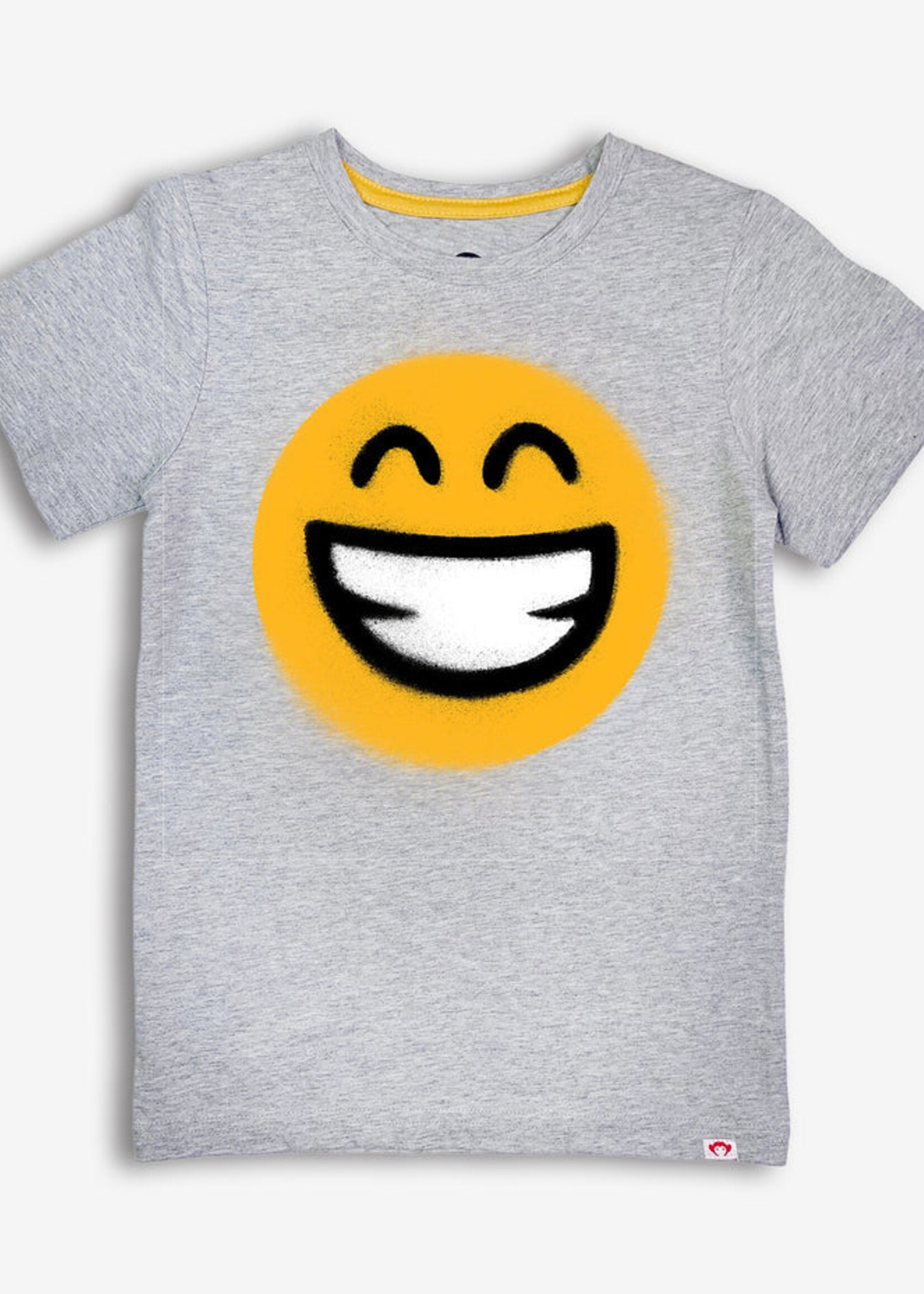 Appaman Graphic S/S Tee Keep Smiling Heather Mist