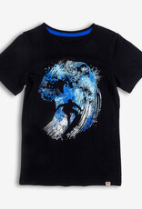 Appaman Graphic S/S Tee Catching Waves Black