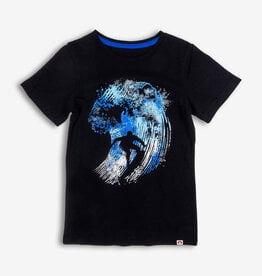 Appaman Graphic S/S Tee Catching Waves Black