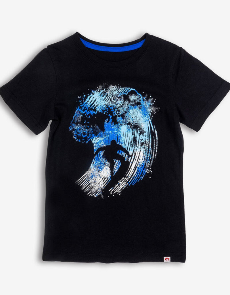 Appaman Graphic S/S Tee Catching Waves Black