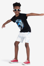 Appaman Graphic S/S Tee Catching Waves Black