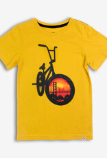 Appaman Graphic S/S Tee Bike Ride Goldenrod