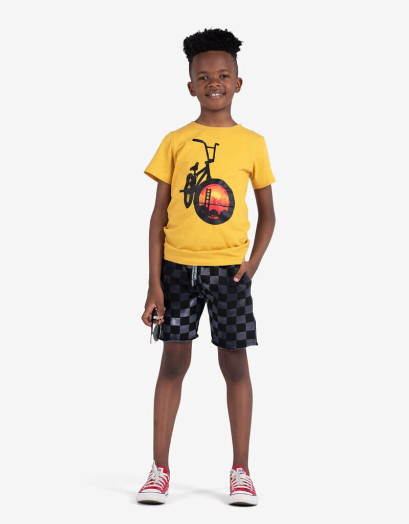 Appaman Graphic S/S Tee Bike Ride Goldenrod