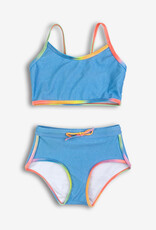 Appaman Stella Swim Short Set Digital Denim
