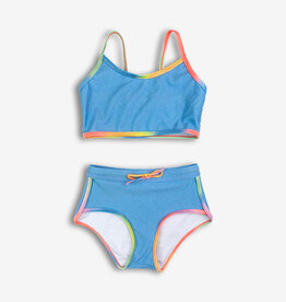 Appaman SALE. Digital Denim Stella Swim Short Set