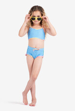 Appaman Stella Swim Short Set Digital Denim
