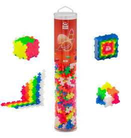 Plus-Plus 240 pc Neon Mix Tube