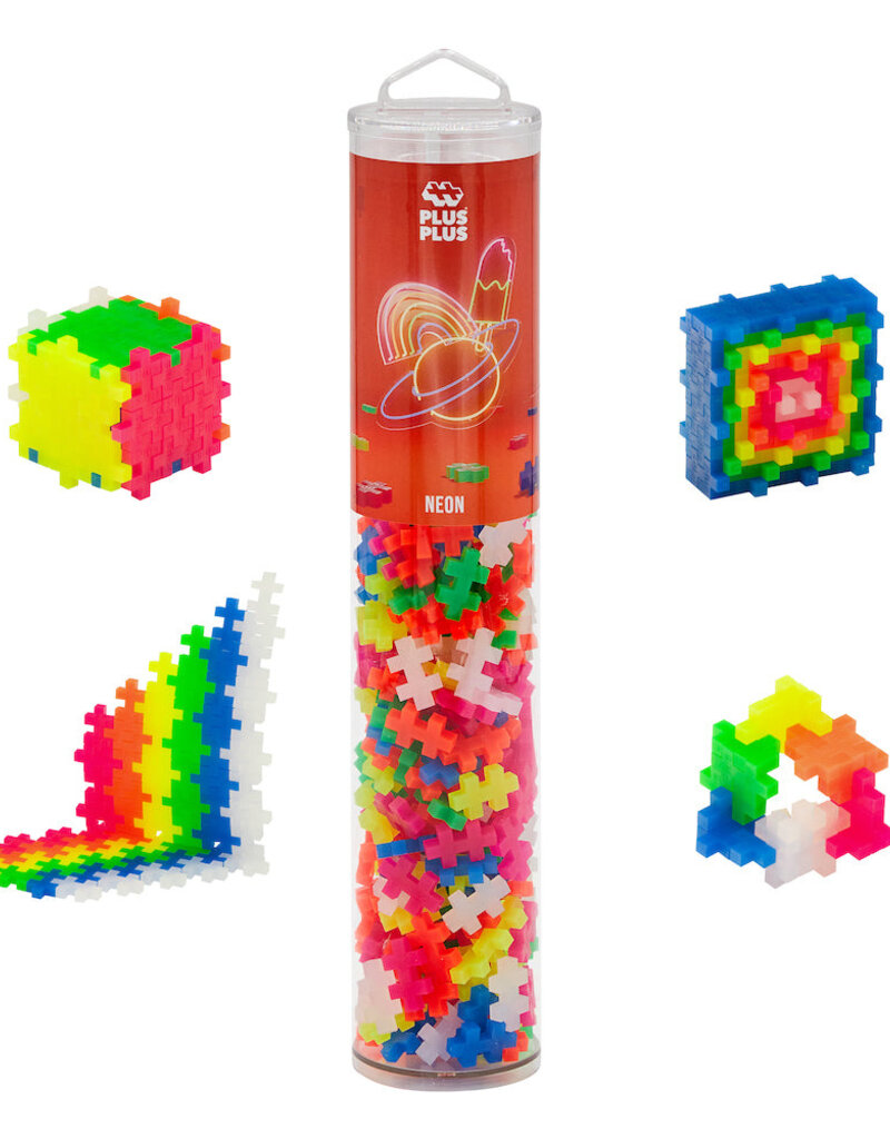 Plus-Plus 240 pc Neon Mix Tube