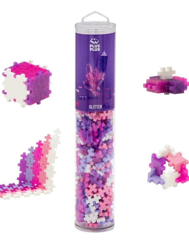 Plus-Plus 240 pc Glitter Mix Tube