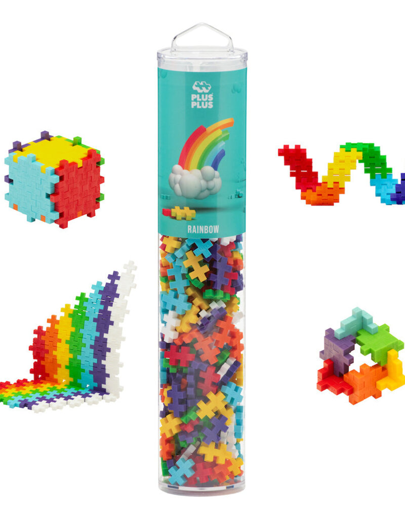 Plus-Plus 240 pc Rainbow Mix Tube
