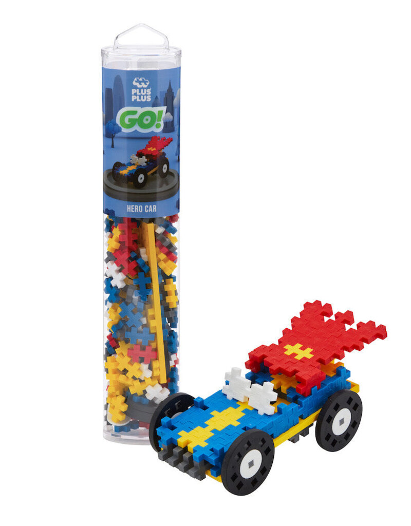 Plus-Plus 200 pc Car Hero Tube