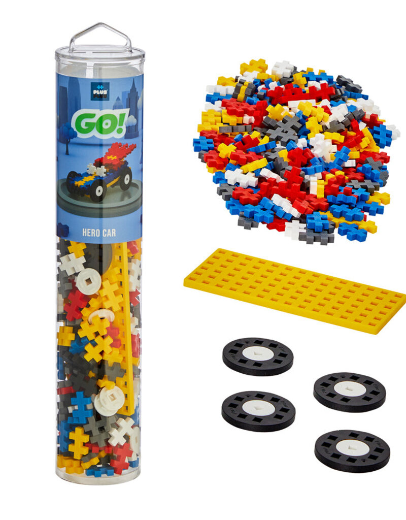 Plus-Plus 200 pc Car Hero Tube