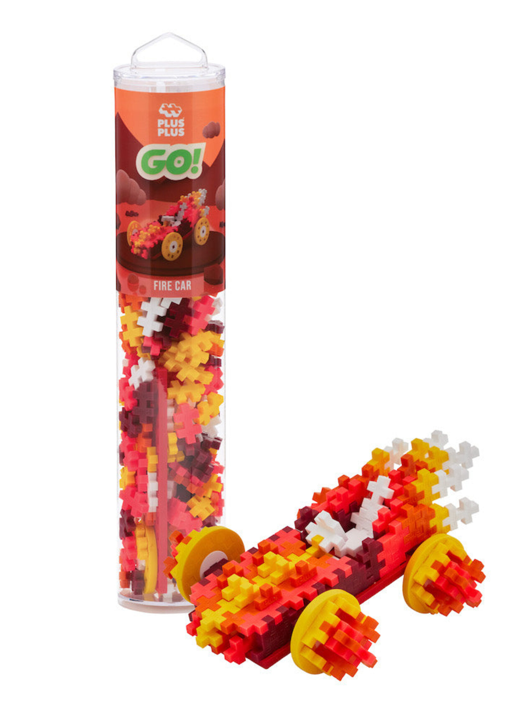 Plus-Plus 200 pc Cars Fire Tube