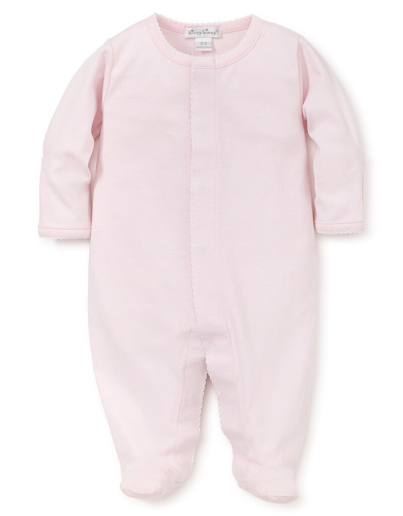 Kissy Kissy Kissy Kissy Basic Footie New Pink/White