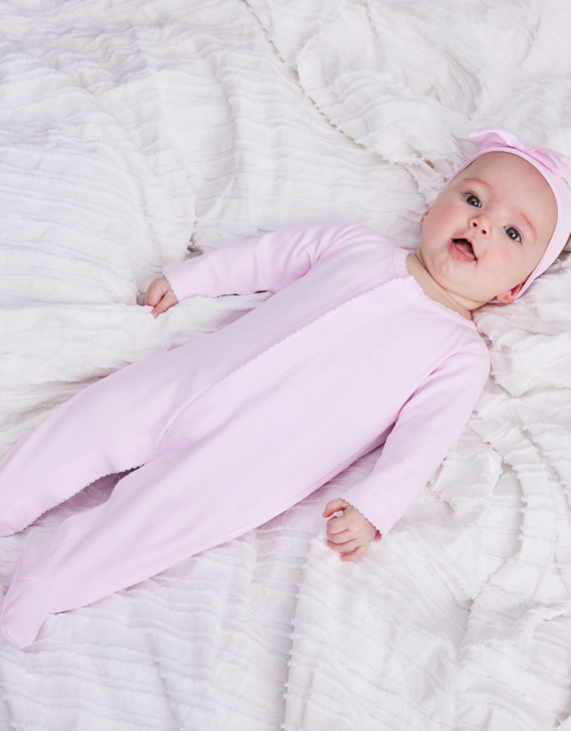 Kissy Kissy Kissy Kissy Basic Footie New Pink/White