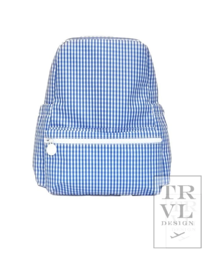 TRVL Design Backpacker Gingham Royal