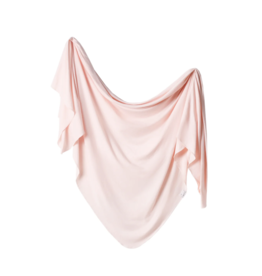 Copper Pearl Knit Blanket Blush