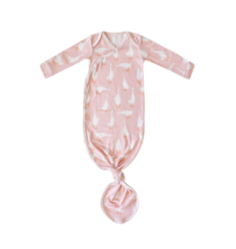 Copper Pearl Newborn Knotted Gown Goosie