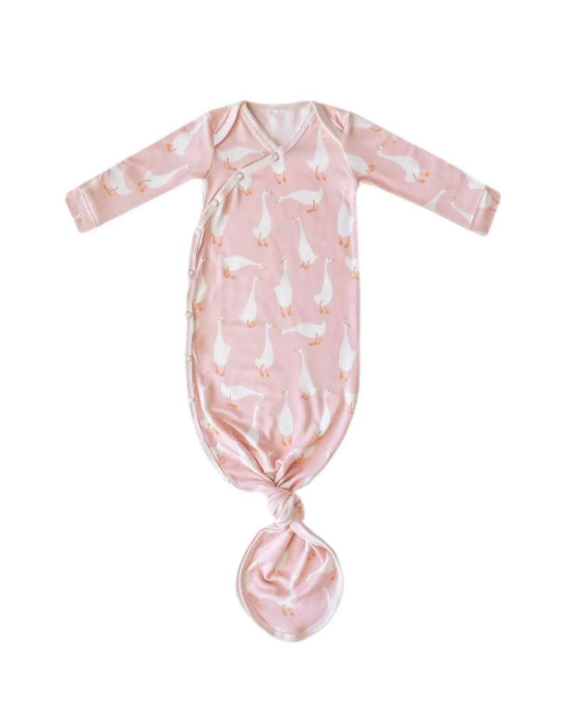 Copper Pearl Newborn Knotted Gown Goosie