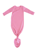 Copper Pearl Newborn Knotted Gown Flamingo