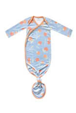 Copper Pearl Newborn Knotted Gown Clementine