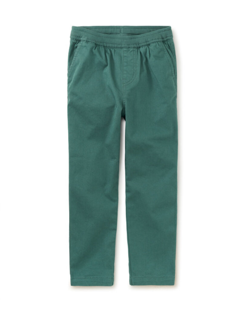 Tea Collection Timeless Stretch Twill Pants Silver Pine