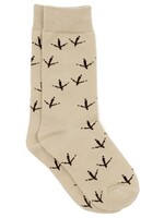 Properly Tied Lucky Duck Socks Turkey Tracks
