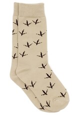 Properly Tied Lucky Duck Socks Turkey Tracks