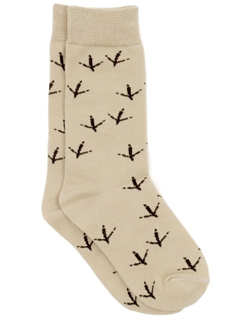 Properly Tied Lucky Duck Socks Turkey Tracks